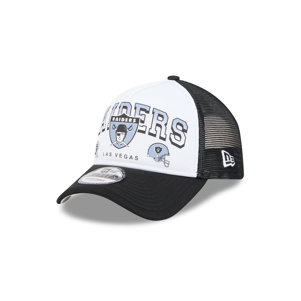 New Era Las Vegas Raiders Sport Classics 9FORTY A-Frame Trucker Hat - One Size